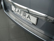 Opel Zafira B 2005–2011 Achterbumperbeschermer Natanika (RVS) foto 1