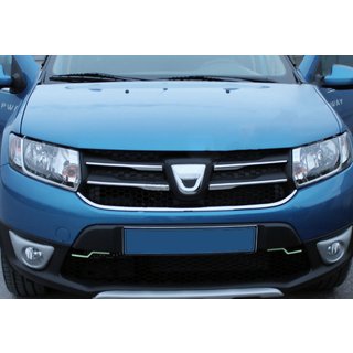 RVS grille sierstrips (set van 4) foto 1