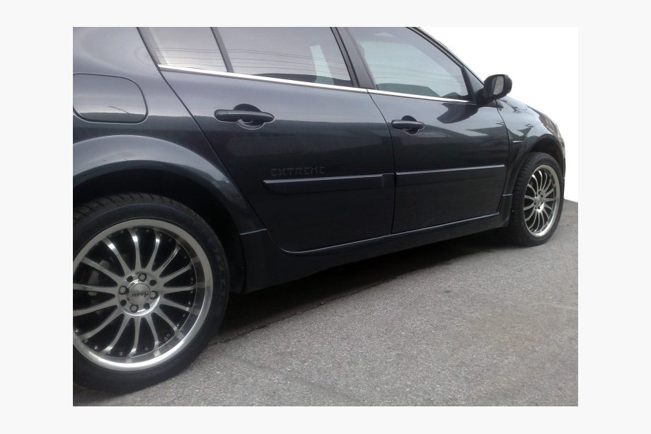 Renault Megane II 2004–2009 Zijskirts (SD, spuitklaar) Image