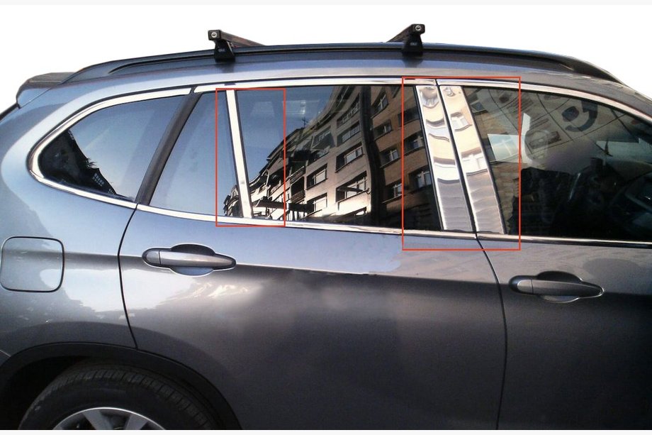 BMW X1 E84 2009–2015 Deurstijl sierlijsten (RVS) 6-delig Image