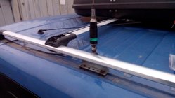 Nissan Pathfinder R51 2005–2014 Afsluitbare dwarsdragers voor dakrails (2 stuks) Zwart foto 8