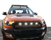 Ford Ranger 2011–2022 Voorgrille met LED V2 Zwart foto 1