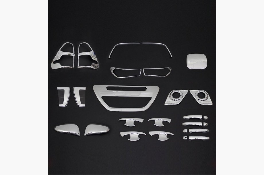 Toyota Hilux 2015– Set chromen ABS sierlijsten Image
