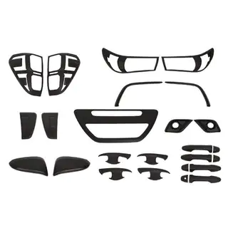 Set sierlijsten (zwart ABS)