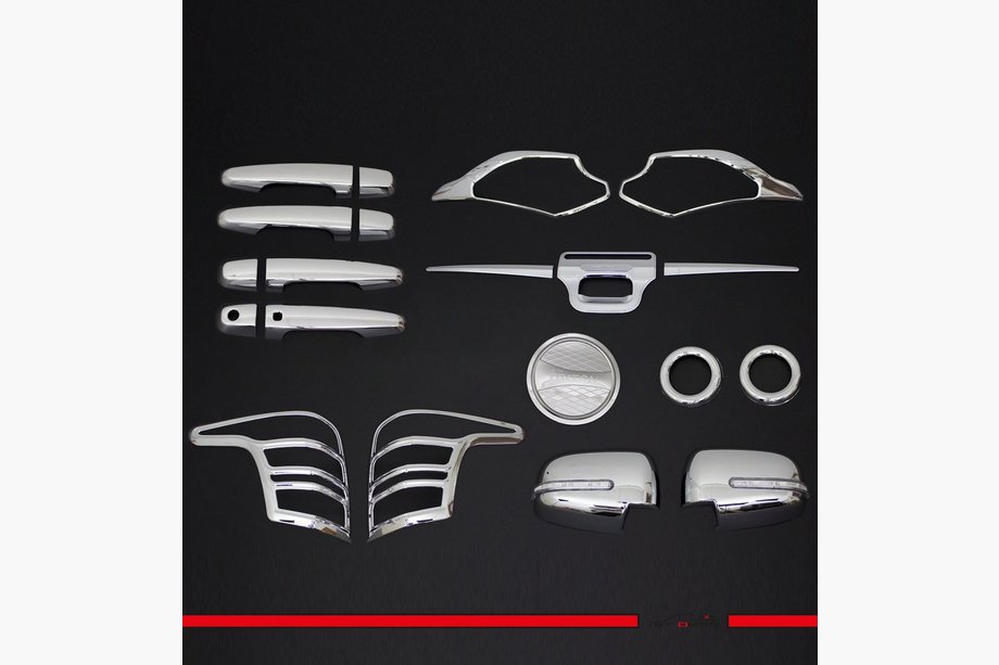 Fiat Fullback 2016– Set chromen ABS sierlijsten Image