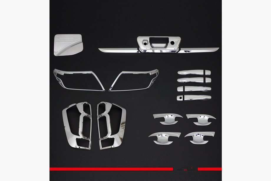Nissan Navara/NP300 2016– Set chromen ABS sierlijsten Image