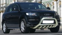 Audi Q7 2005–2015 RVS voorbeugel Ø60 mm foto 1