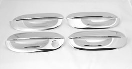 BMW 5 Serie E39 1996–2003 Chromen deurgreep- en komrandkappen (set van 4, RVS) foto 1