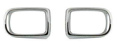 BMW 7-serie E38 1994–2001 Spiegelomlijsting (2 stuks, kunststof) foto 1