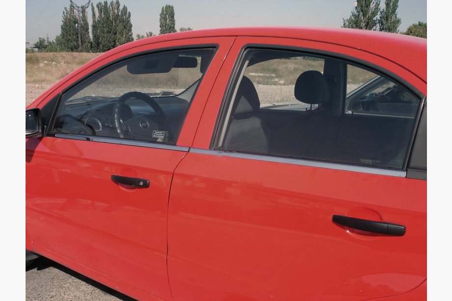 Chevrolet Aveo T200 2002–2008 Raamomlijsting (4 stuks, RVS) Image