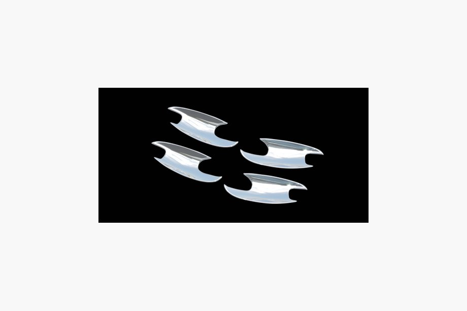 Mercedes E-class W211 2002–2009 Beschermkappen onder deurgreep (set 4 st., kunststof) Image