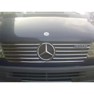 RVS sierlijsten voor grille (1995-2000, 12-delig) Mercedes Sprinter W901/902/903/904/905 1995–2006 foto 4