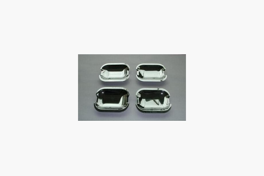 Mercedes ML W163 1997–2005 RVS handgreepkom afdekkappen (4 st.) Image