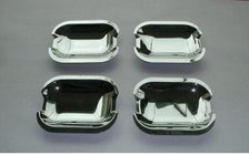 Mercedes ML W163 1997–2005 RVS handgreepkom afdekkappen (4 st.) foto 1