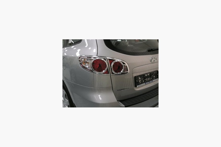 Hyundai Santa Fe 2 2006–2012 Achterlicht afdekkappen (2 stuks, kunststof) Image