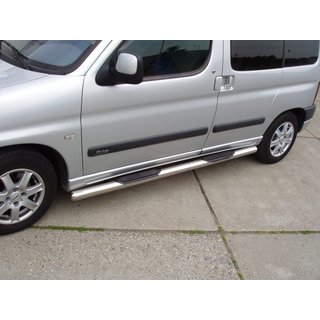 Sidebars (2 stuks, RVS) Citroen Berlingo 1996–2008 foto 1
