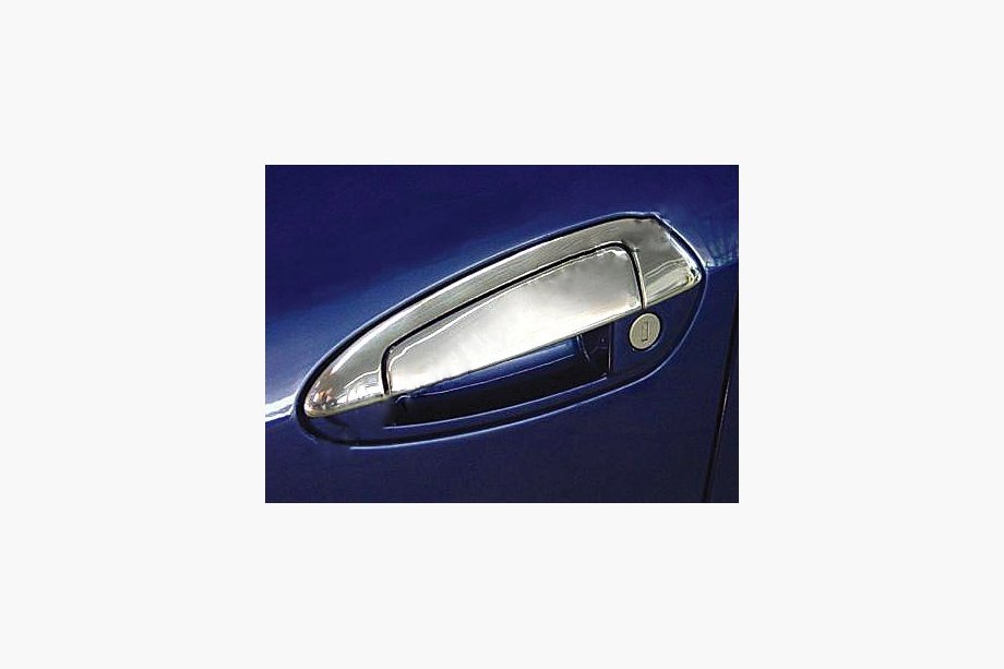 Fiat Punto Grande/EVO 2006–2018 RVS deurgreepkappen met bovenkap (2-deurs) Image