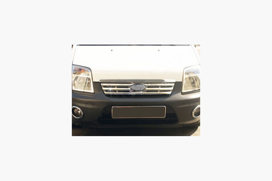 Ford Connect 2010–2013 RVS sierlijsten voor radiatorrooster en omlijsting (2-delig) Image