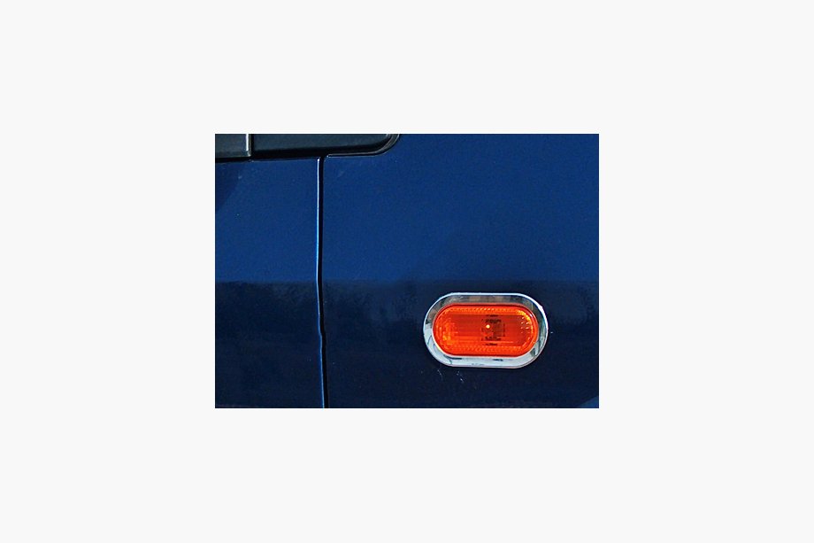 Ford Fiesta 2002–2008 RVS knipperlichtomlijsting (2 st.) Foto 1