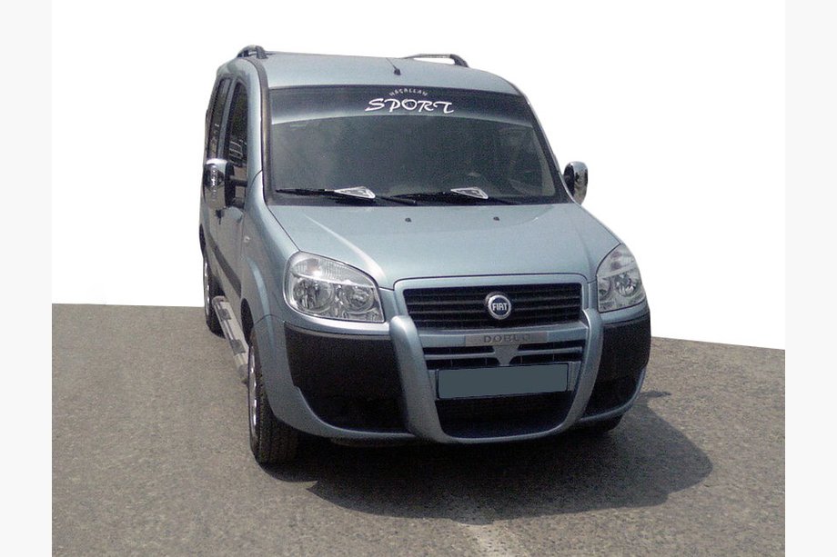 Fiat Doblo I 2005–2010 Voorbumperlip (spuitklaar) Image