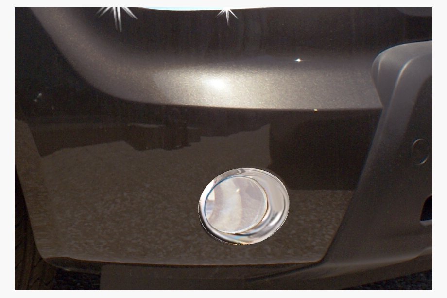Kia Soul I 2008–2013 RVS omlijsting voor mistlampen (set 2 stuks) Foto 1