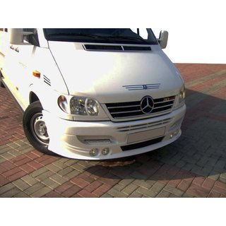 Voorbumper spoiler voor 4 koplampen (CDI, spuitklaar) Mercedes Sprinter W901/902/903/904/905 1995–2006 foto 2