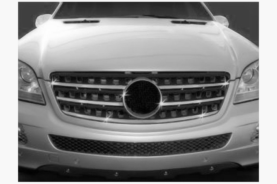 Mercedes ML W164 2005–2011 Grille sierlijsten (set van 5, RVS) Image