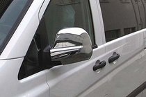 Mercedes Viano 2004–2014 Chrom spiegelkappen VITO 2004-2010 (2 stuks) Verchroomd kunststof foto 3
