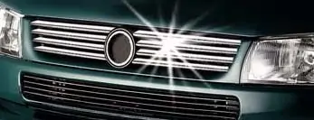 Volkswagen T4 Transporter 1990–2003 RVS sierlijsten voor grille Kosoyu kapot (8 stuks) foto 6
