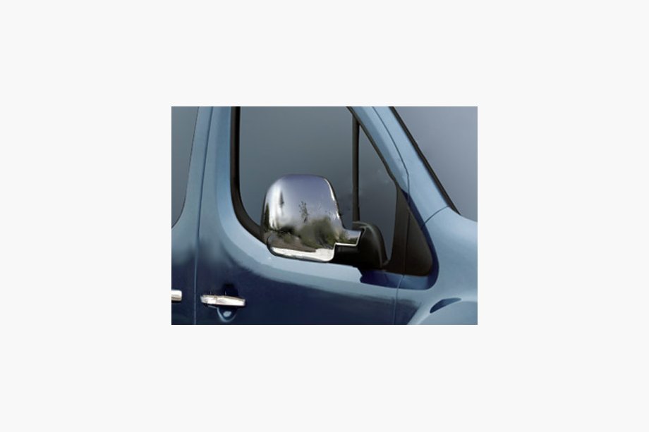 Peugeot Partner 1996–2008 (OMSA) Spiegelkappen ABS chroom 2 st. Image