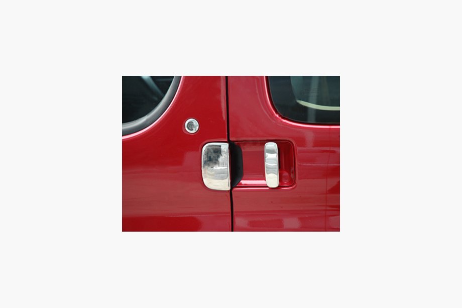 Peugeot Partner 1996–2008 RVS deurgreepkappen 5-deurs Foto 1