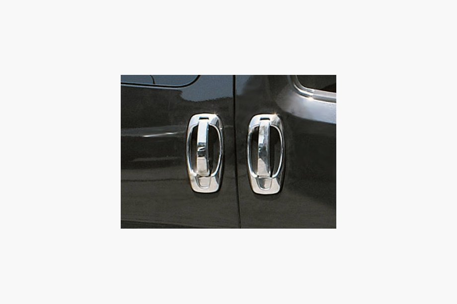 Peugeot Bipper 2008–2017 RVS deurgreepcovers met omlijsting (5-deurs) Image