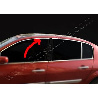 Bovenste raamomlijsting (HB, 6-delig, RVS) Renault Megane III 2009–2016 foto 2