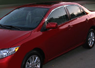 Toyota Corolla 2007–2013 Bovenste raamlijsten (4 stuks, RVS) foto 2