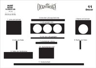 Audi 80/90 1987–1996 Decoratieve dashboardafdekking Aluminium foto 4
