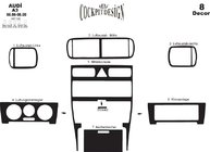 Audi A3 1996–2003 Dashboardpanelen (1996-2000) Aluminium foto 4