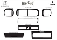 Audi A3 1996–2003 Dashboardpanelen (2000-2003) Donker hout foto 6