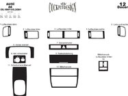 Audi A6 C5 1997–2001 Dashboardpanelen Aluminium foto 3
