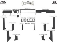 BMW 5 Serie E34 1988–1995 Dashboard sierlijsten Aluminium foto 5