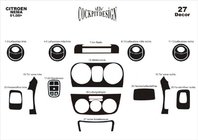 Citroen Nemo 2007–2017 Dashboard sierlijsten Aluminium foto 2