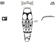 Ford Fiesta 2002–2008 Interieur sierlijsten (2005-2008) Carbonlook foto 3