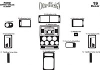 Ford Connect 2006–2009 Dashboard sierlijsten Carbonlook foto 3