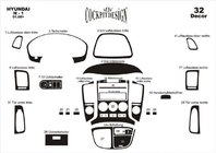 Hyundai H300, H1, Starex 2008–2020 Dashboard sierlijsten (grote set) foto 2