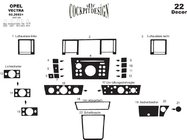 Opel Vectra C 2002–2008 Dashboard sierlijsten Aluminium foto 6