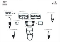 Seat Altea 2004–2015 Dashboardpanelen (grote set) Houtlook foto 4
