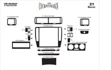 Volkswagen Passat B5 1997–2005 Dashboardpanelen 2004-2005 Aluminium foto 7