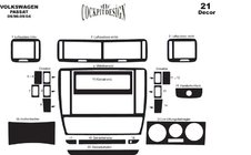 Volkswagen Passat B5 1997–2005 Dashboardpanelen 96-04 Aluminium foto 5