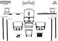 Volkswagen Golf 5 2003–2009 Dashboard sierlijsten Aluminium foto 15