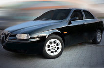 Alfa Romeo 156 1997–2007 RVS raamlijsten foto 1