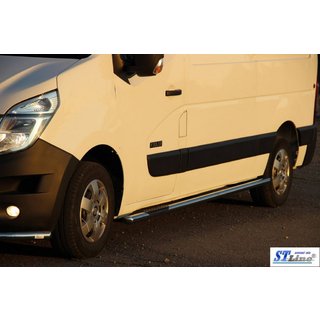 Sidebars BB002 (2 stuks, RVS) Opel Movano 2010–2021 foto 3